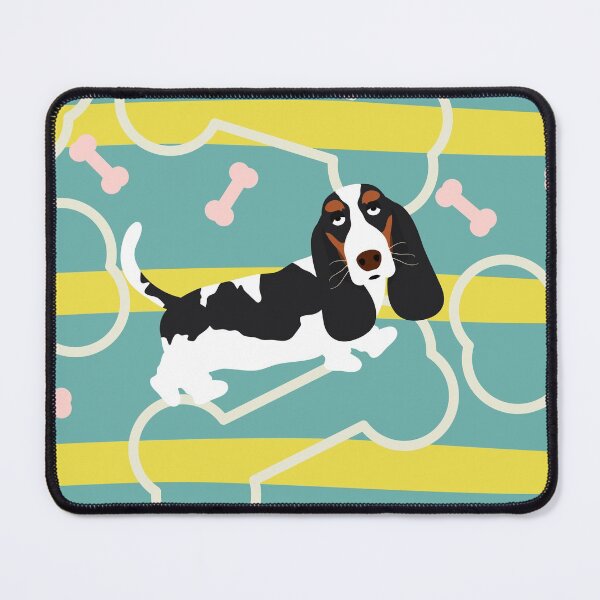 Item preview, Cute Black and Tan Basset Hound designed and sold by Lulupainting.