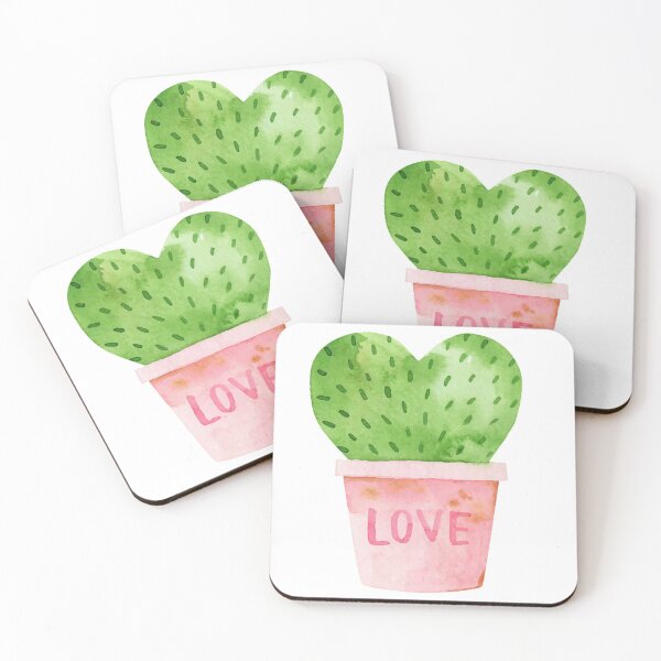 Item preview, Heart Cactus in a Love Pot designed and sold by Fananaa.