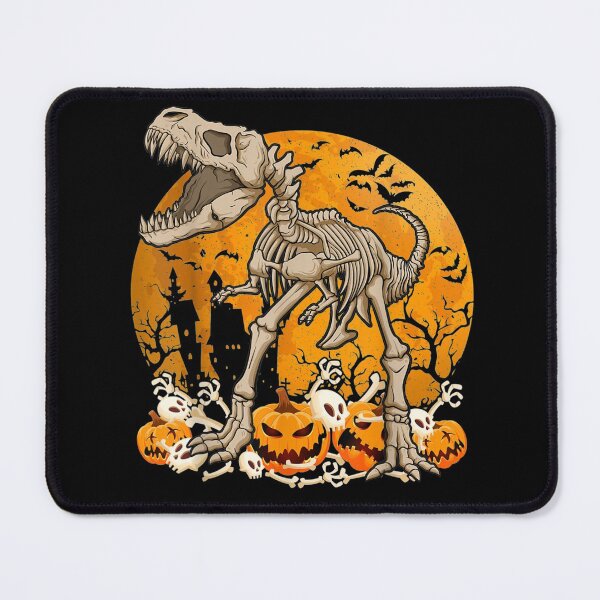Item preview, Dinosaur T rex Skeleton Pumpkin With Moon Halloween Costume designed and sold by georgebuckart.
