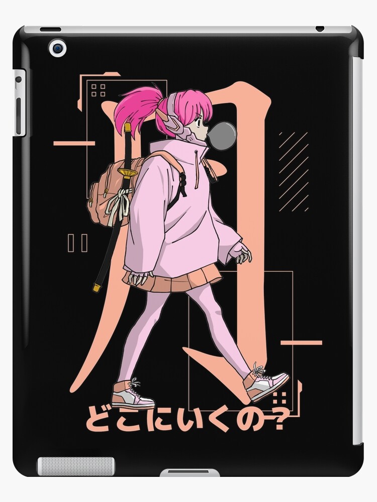Buy Brief Chickade Anime Girl Smoke Cartoon Print Loose Oversized Short  Sleeve T-Shirt Top Summer Causal Goth Punk E-Girl Kawaii Korean Japanese  Harajuku Streetwear (XS, Black) at Amazon.in