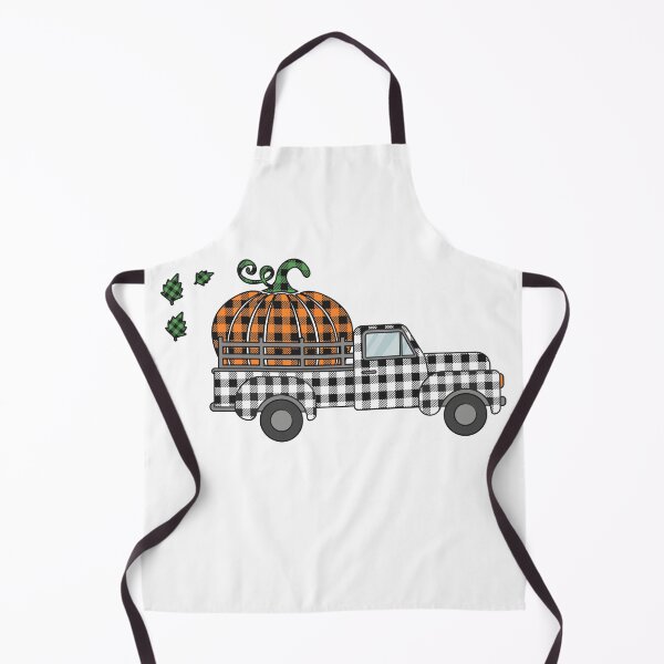 Item preview, Hello Fall: Plaid Farm Truck with Pumpkin designed and sold by Happy Puppy Print On Demand.