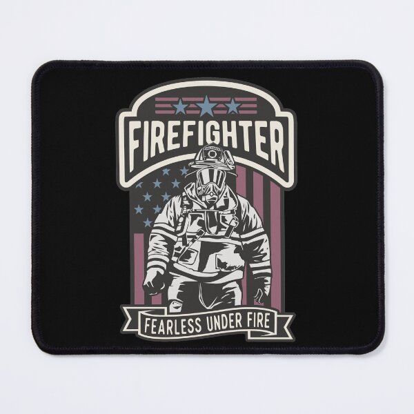 Item preview, Firefighter Fireman - US Fire Dept - American Flag designed and sold by Rhu Creations.