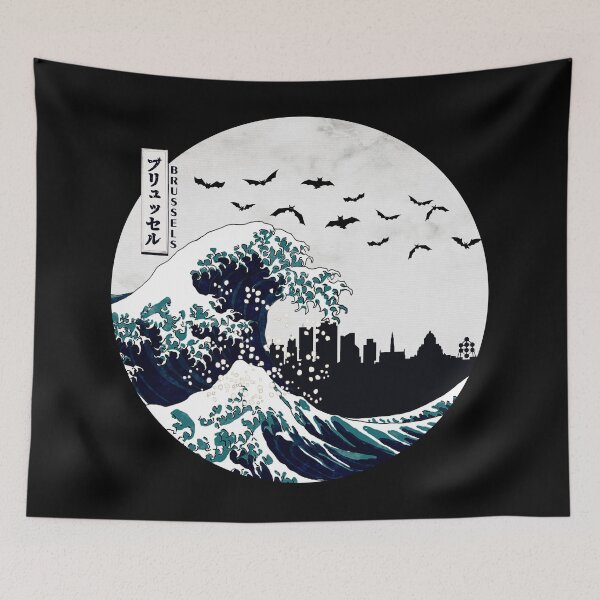 Item preview, Brussels Kanagawa Wave Dark designed and sold by DFerraz.