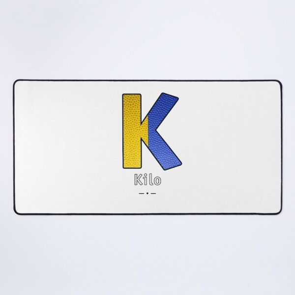 Item preview, Kilo - Navy Alphabet - Leather designed and sold by Art-Frankenberg.
