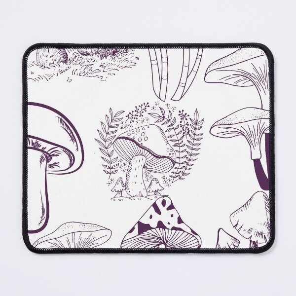 Item preview, Mad about mushrooms-purple designed and sold by Hekatevision.