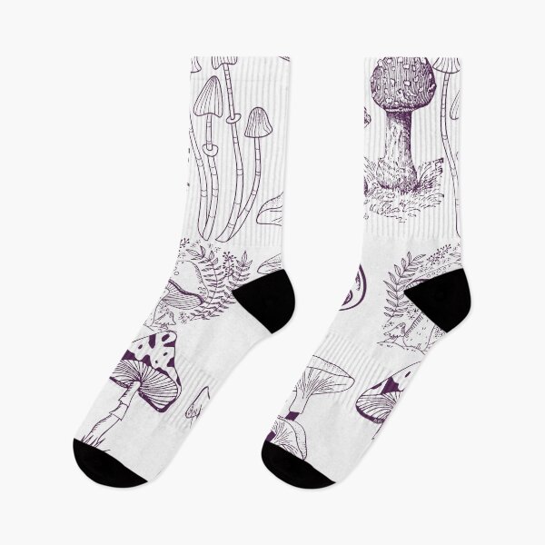 Item preview, Mad about mushrooms-purple designed and sold by Hekatevision.