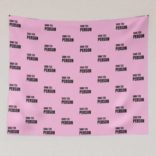 Item preview, Shih Tzu Person -Text Design in Black designed and sold by katiekendall.