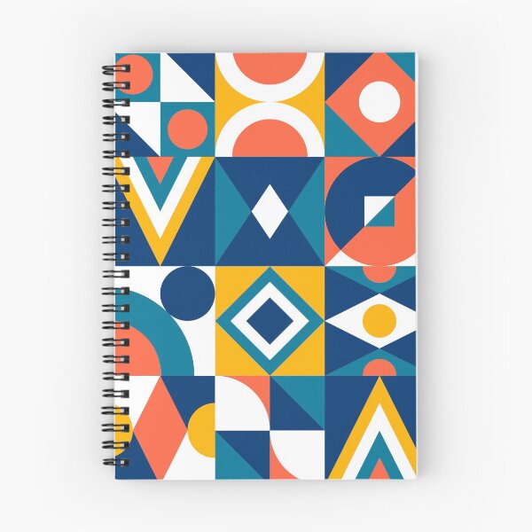 Item preview, Mid Century Geometric Shapes Pattern #3 designed and sold by AanmahStore.