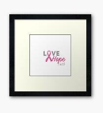 Breast Cancer Awareness Framed Print