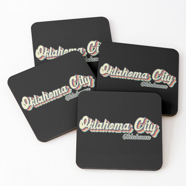 Item preview, Oklahoma City Oklahoma Retro Vintage 70s rainbow designed and sold by Teelogic.