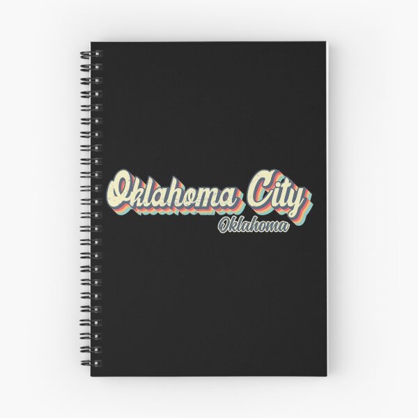 Artikelvorschau, Oklahoma City Oklahoma Retro Vintage 70er Jahre Regenbogen entworfen und verkauft von Teelogic.