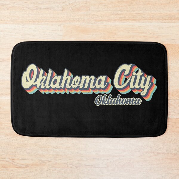 Artikelvorschau, Oklahoma City Oklahoma Retro Vintage 70er Jahre Regenbogen entworfen und verkauft von Teelogic.
