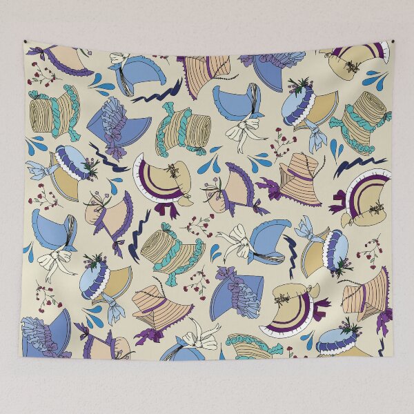 Item preview, Regency Bonnets Pattern designed and sold by MissBennett.