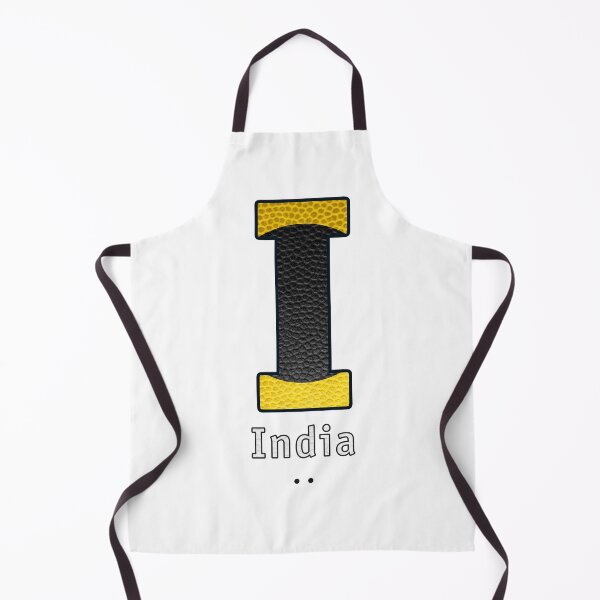 Item preview, India - Navy Alphabet - Leather designed and sold by Art-Frankenberg.