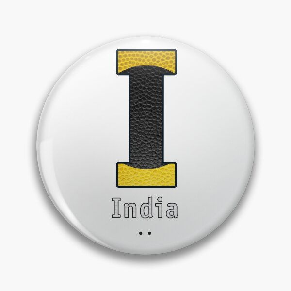 Item preview, India - Navy Alphabet - Leather designed and sold by Art-Frankenberg.