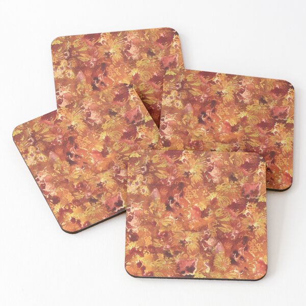 Item preview, autumn ground watercolour designed and sold by rysunki-malunki.