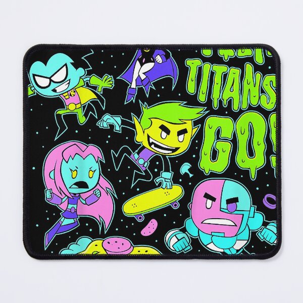 Item preview, Kids DC Comics Teen Titans Go! Group Shot Neon Portrait designed and sold by claybarrett1.