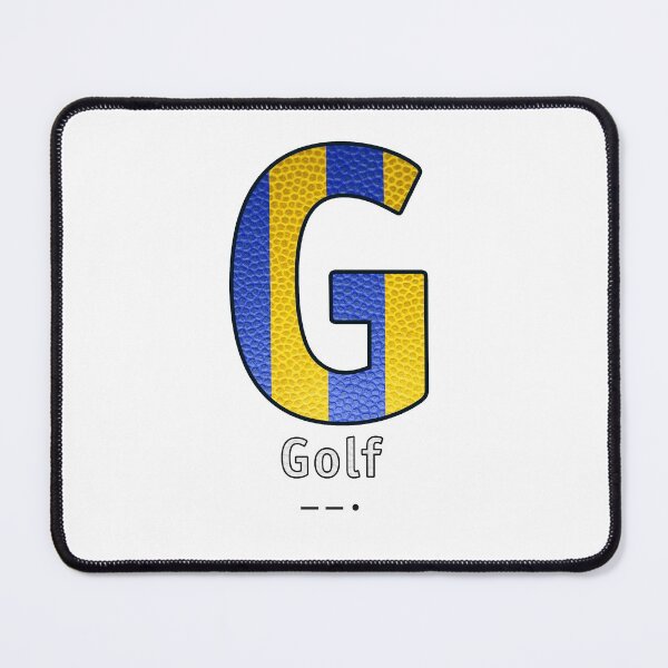 Item preview, Golf - Navy Alphabet - Leather designed and sold by Art-Frankenberg.