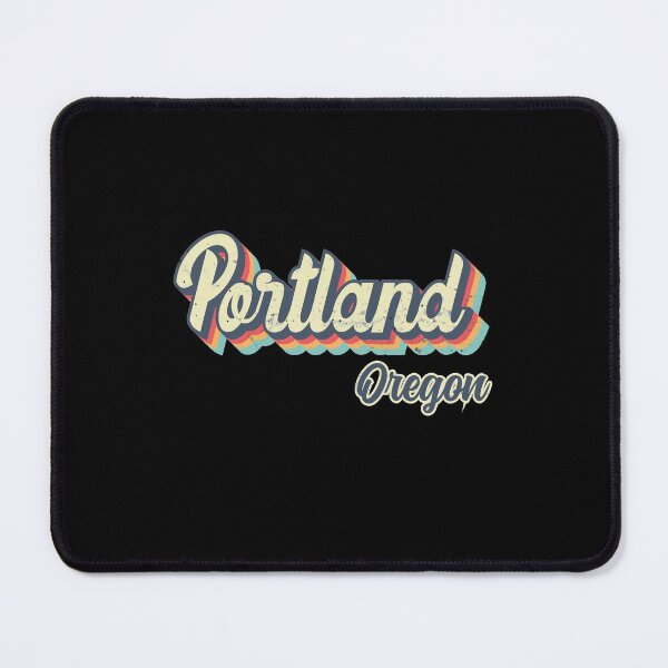 Item preview, Portland city Oregon Retro Vintage 70s rainbow designed and sold by Teelogic.