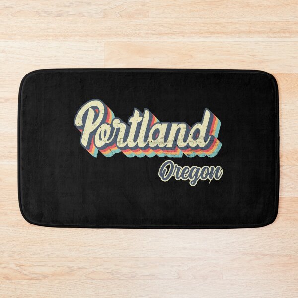 Item preview, Portland city Oregon Retro Vintage 70s rainbow designed and sold by Teelogic.