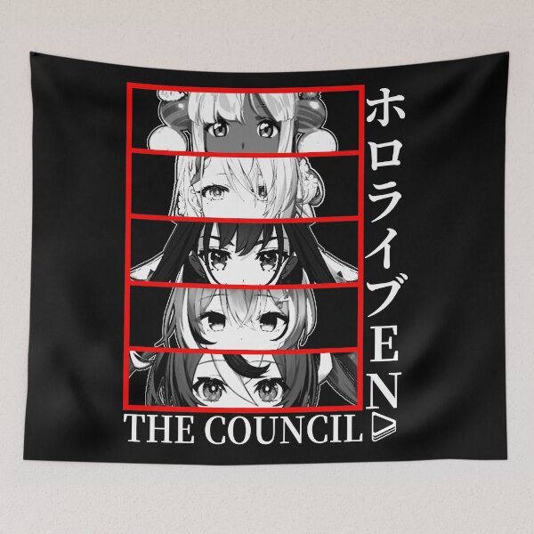 Item preview, Hololive EN Council Panel designed and sold by UDTee.