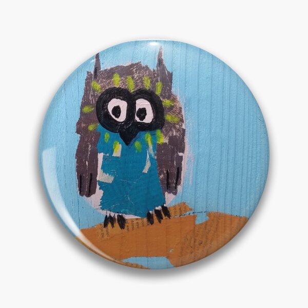 Item preview, little Owl on Orange branch designed and sold by ellanoeart.