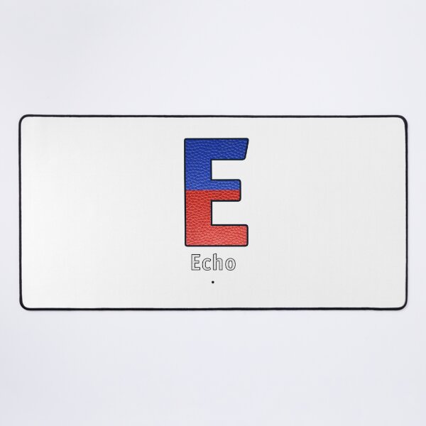 Item preview, Echo - Navy Alphabet - Leather designed and sold by Art-Frankenberg.
