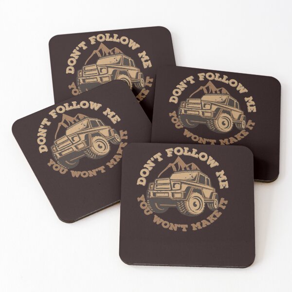 Item preview, Funny 4x4 Don t Follow Me Off road Four wheeled Christmas designed and sold by SetlockSis41.