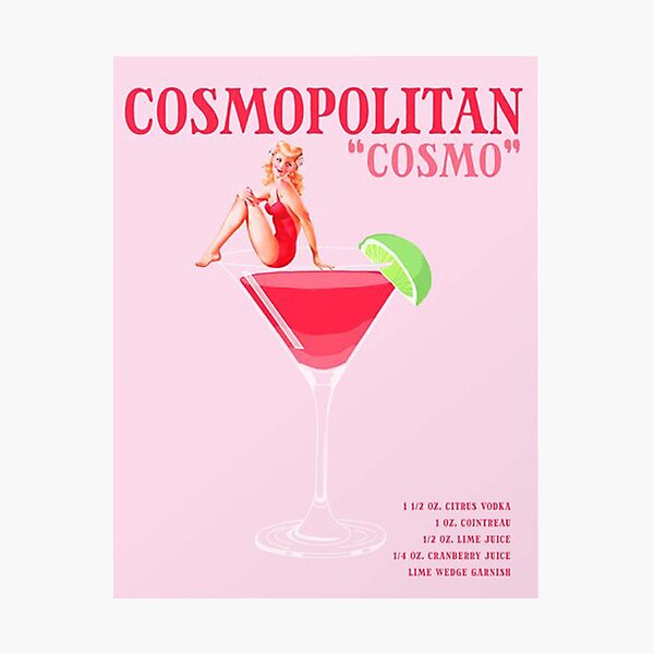 The Cosmopolitan Cocktail Photographic Print