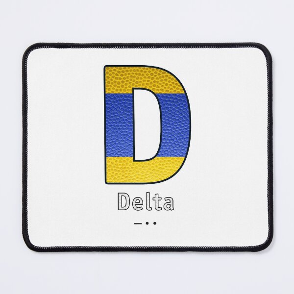 Item preview, Delta - Navy Alphabet - Leather designed and sold by Art-Frankenberg.