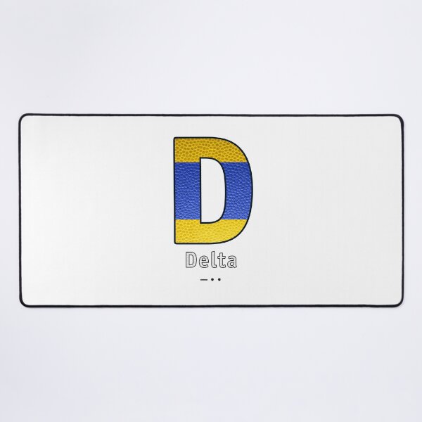 Item preview, Delta - Navy Alphabet - Leather designed and sold by Art-Frankenberg.