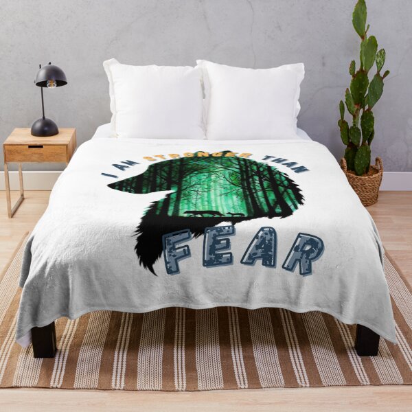 Item preview, I am stronger than fear designed and sold by Amusingo Merch.