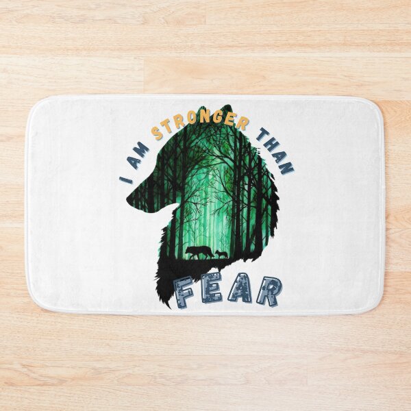 Item preview, I am stronger than fear designed and sold by Amusingo Merch.