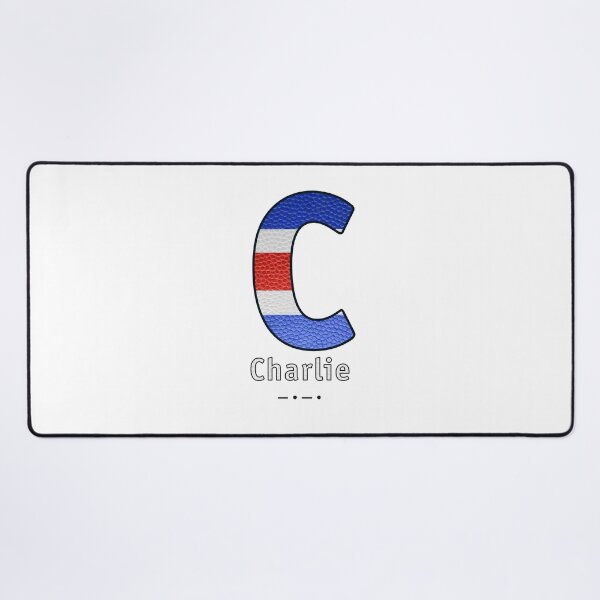 Item preview, Charlie - Navy Alphabet - Leather designed and sold by Art-Frankenberg.