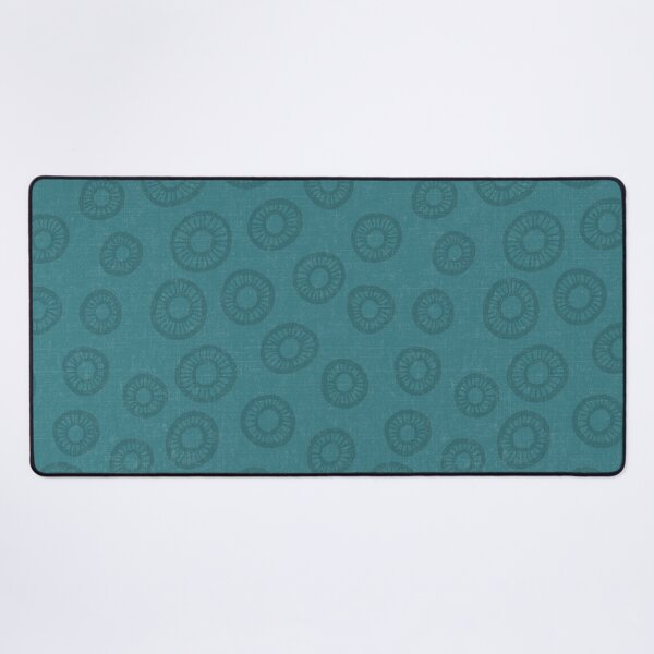 Item preview, DP262-7 Retro rings pattern in teal designed and sold by DuckyRubin.