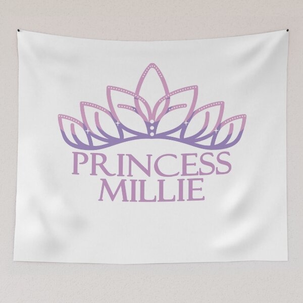 Item preview, Millie - tiara name princess pink purple crown - 0821 designed and sold by PrettyDesserted.