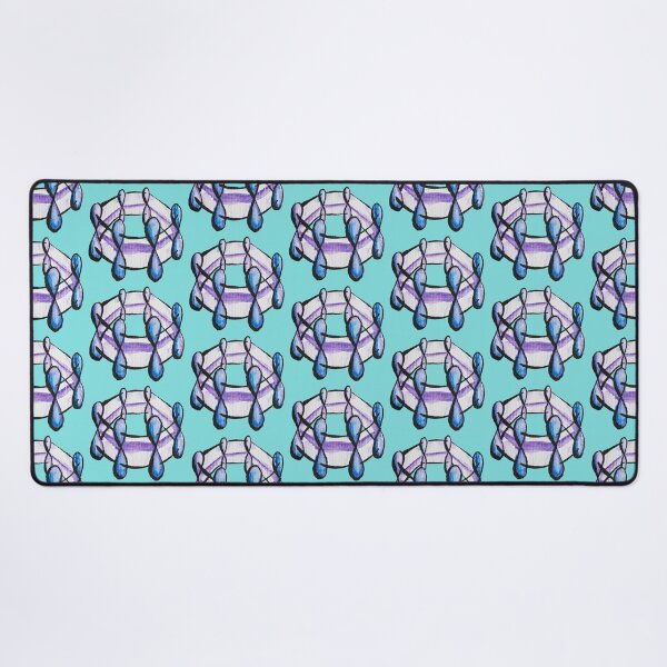 Item preview, Benzene Molecule Pattern Organic Chemistry designed and sold by Boriana Giormova.