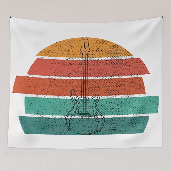Item preview, Guitar Retro Vintage Print  designed and sold by HStudioPrints.