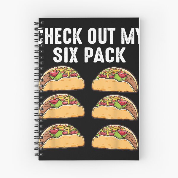 Item preview, Check Out My Six Pack 6-Pack Tacos - Funny designed and sold by ZacharyMarcus.