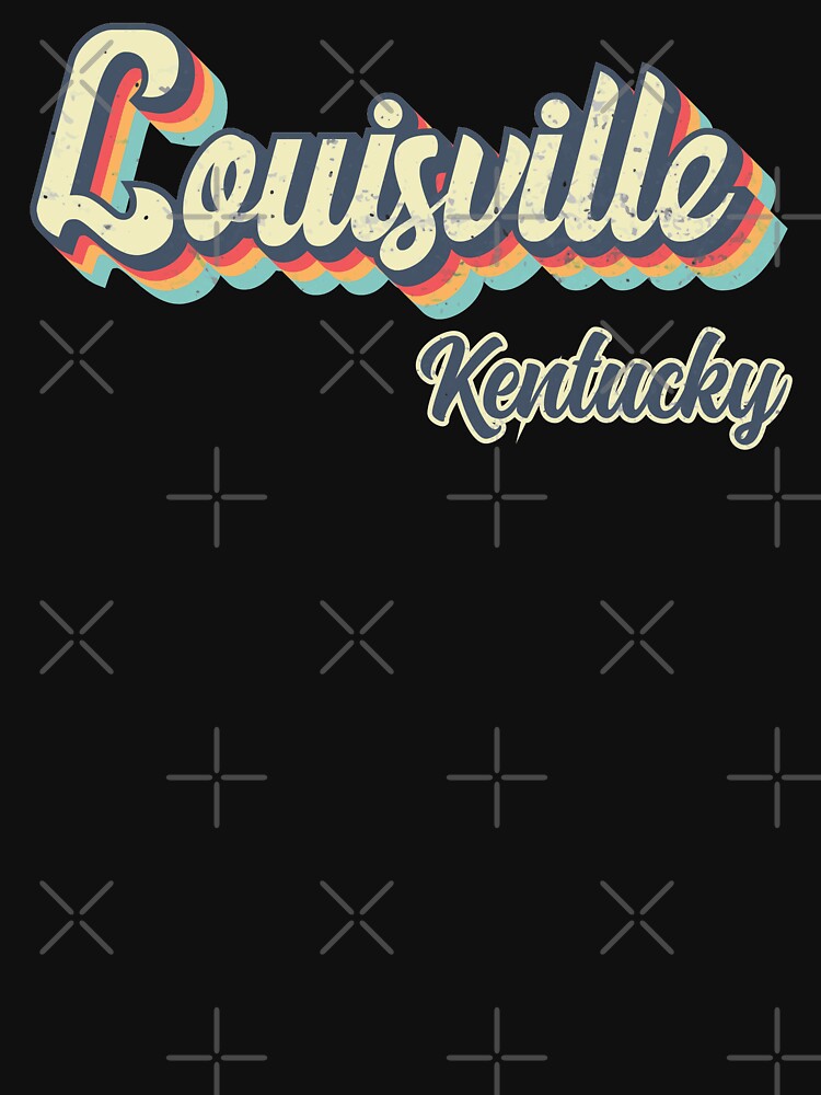 Louisville City Kentucky Retro Vintage 70s rainbow Cap for Sale by  Teelogic