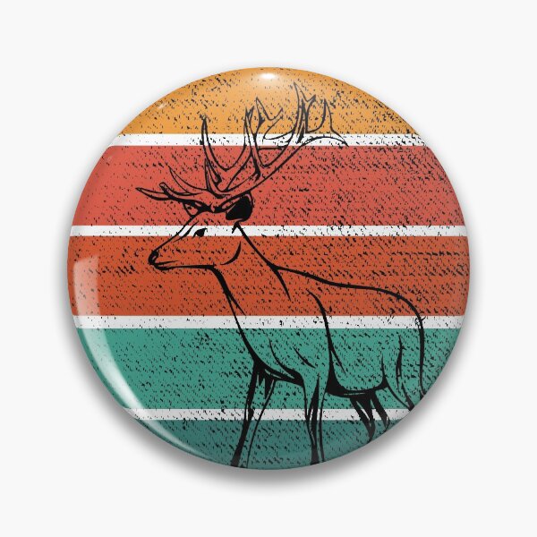 Item preview, Deer Retro Vintage Print  designed and sold by HStudioPrints.