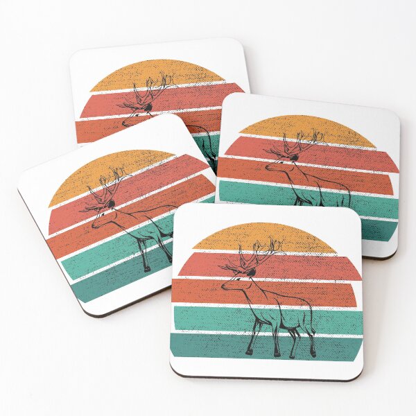 Item preview, Deer Retro Vintage Print  designed and sold by HStudioPrints.