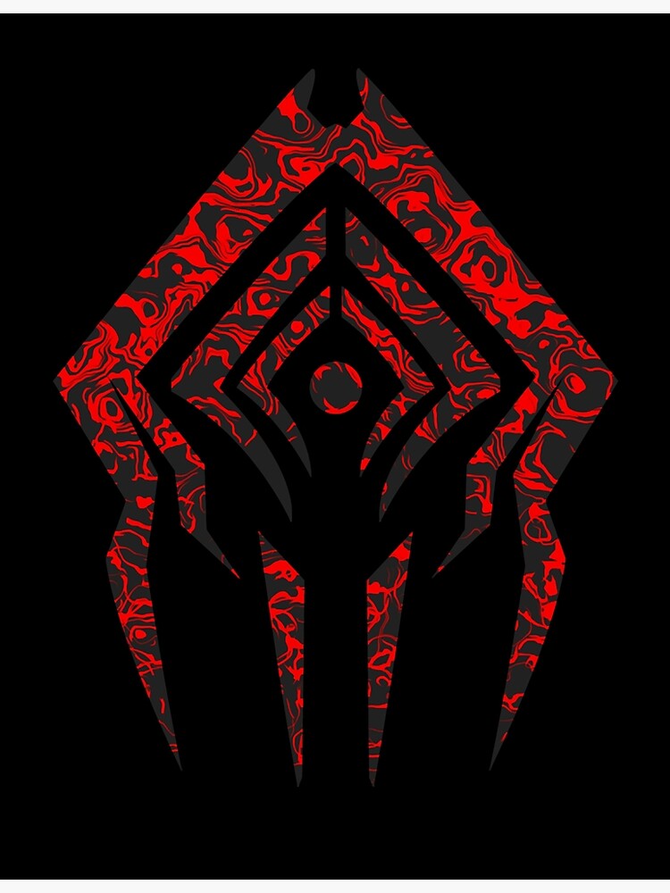 "Warframe Stalker Sigil" Poster for Sale by HALIESIMMON | Redbubble