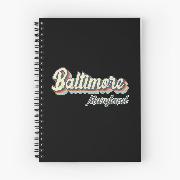Item preview, Baltimore city Maryland Retro Vintage 70s rainbow designed and sold by Teelogic.
