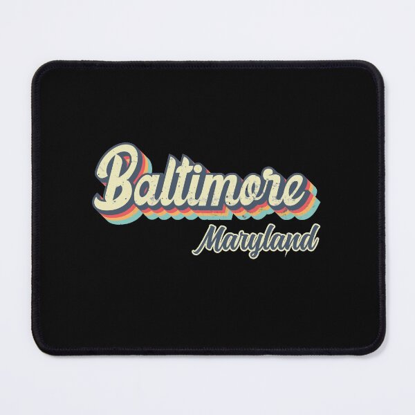 Item preview, Baltimore city Maryland Retro Vintage 70s rainbow designed and sold by Teelogic.