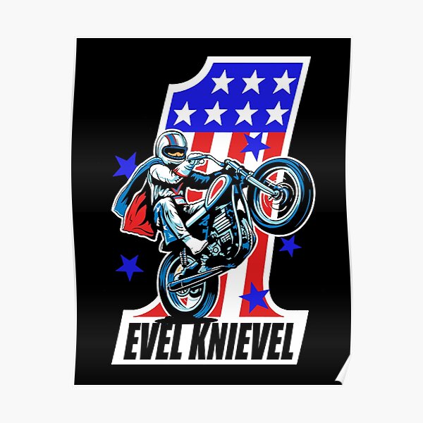 Evel Knievel Posters Redbubble