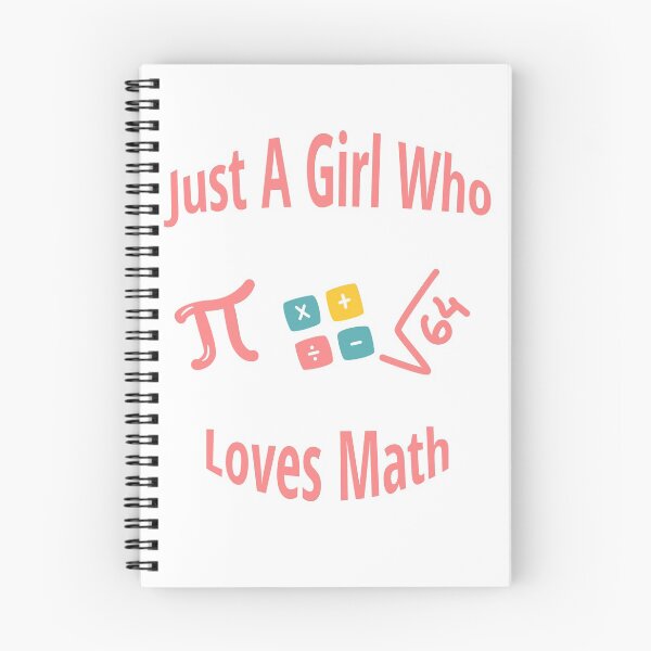 Item preview, Just A Girl Who Loves Math designed and sold by NiftyTees.