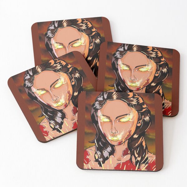 Item preview, Woman with very cool eyes who will probably eat you at night designed and sold by Chidoodle.