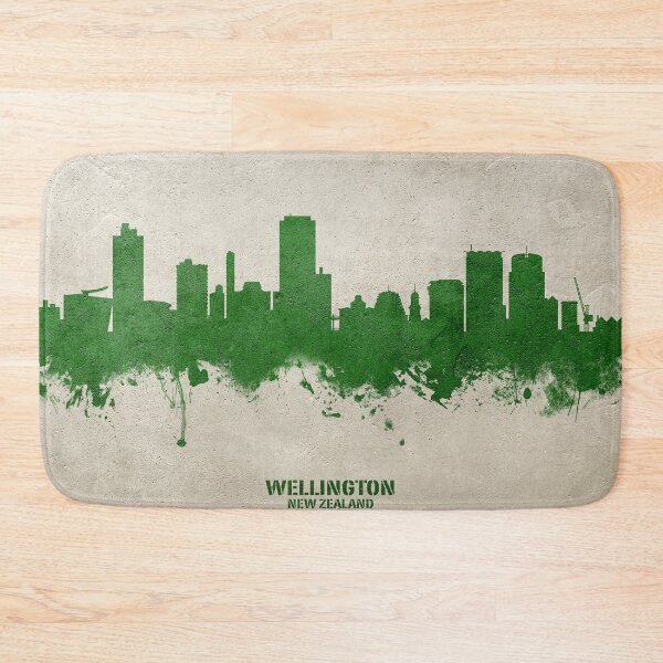 Artikelvorschau, Wellington New Zealand Skyline entworfen und verkauft von ArtPrints.