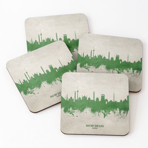 Item preview, New Delhi India Skyline designed and sold by ArtPrints.